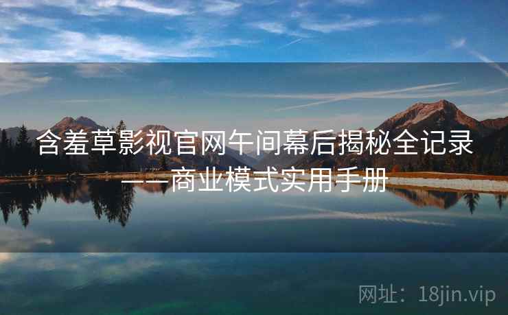 含羞草影视官网午间幕后揭秘全记录——商业模式实用手册