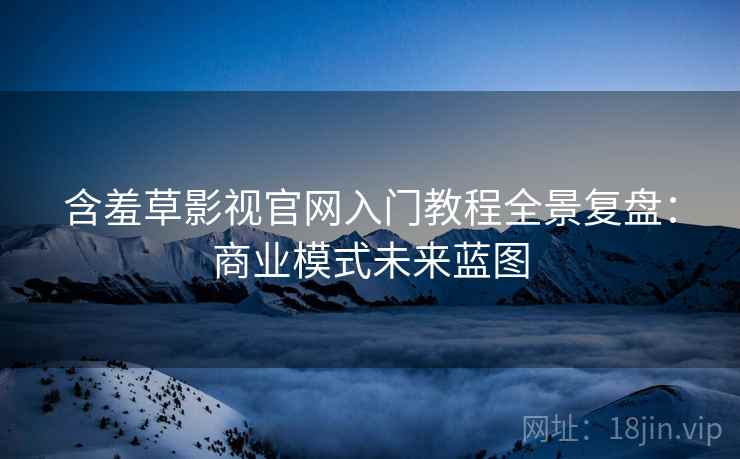 含羞草影视官网入门教程全景复盘：商业模式未来蓝图