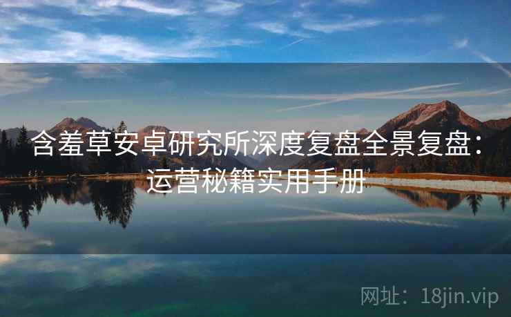 含羞草安卓研究所深度复盘全景复盘：运营秘籍实用手册