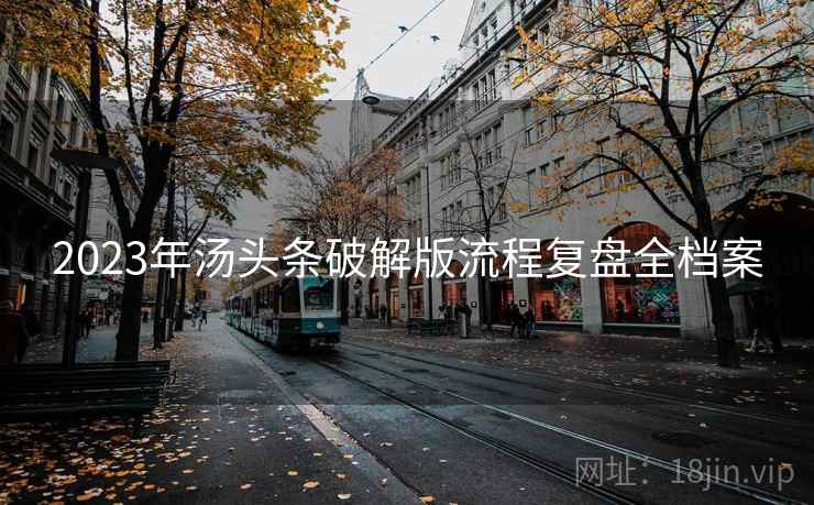 2023年汤头条破解版流程复盘全档案